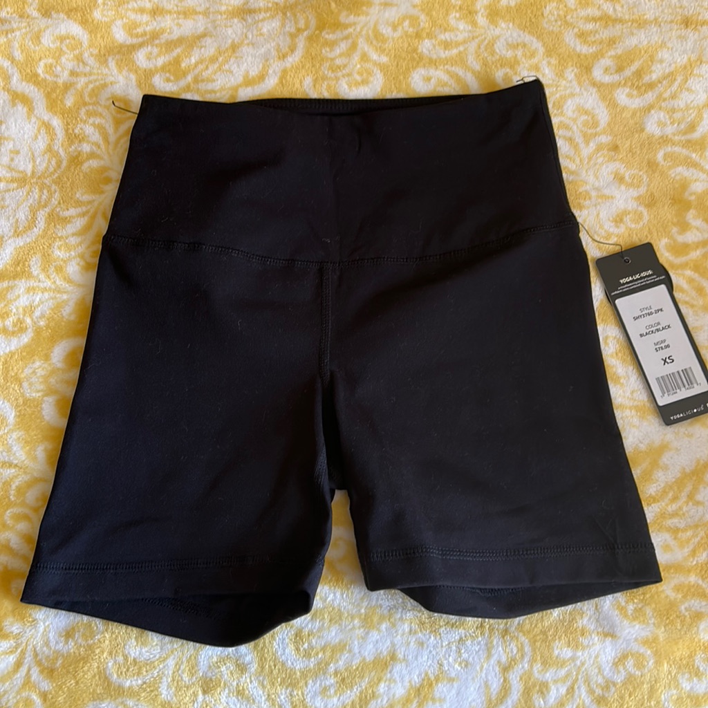 Yogalicious Black Xs Shorts